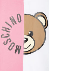 Moschino Colourblock Teddy Print Dress
