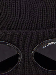 C.P. Company Kids Goggle Beanie Hat Black