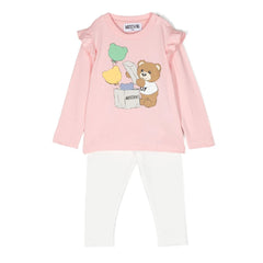 Baby Moschino Teddy Balloons T-Shirt Leggings Set