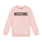 Baby Moschino Logo Sweatshirt Sugar Rose