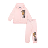 Baby Moschino Pink Teddy Bear Logo Set