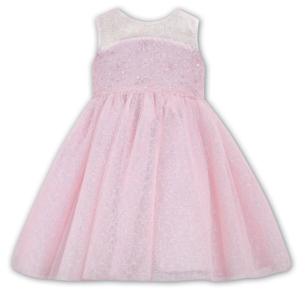 Ceremonial Ballerina Length Dress 070022 Pink - Kizzies, Dresses - Childrens Wear