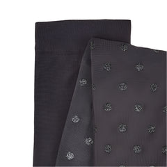 Girls Sparkly Tights 2 Pair Set Grey