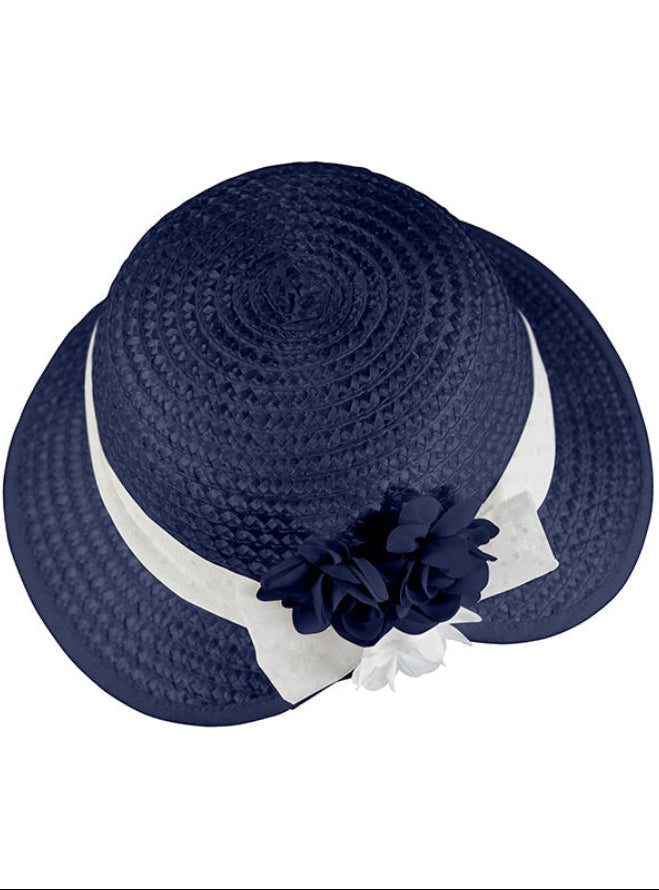 Baby Girls Navy Hat