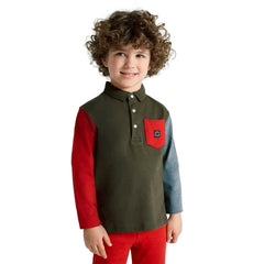 Boys Long Sleeve Polo Shirt