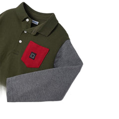 Boys Long Sleeve Polo Shirt