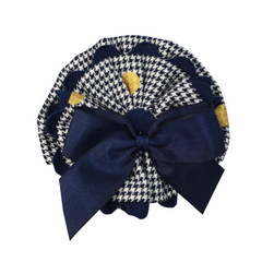 Girls Navy Gold Hairclip