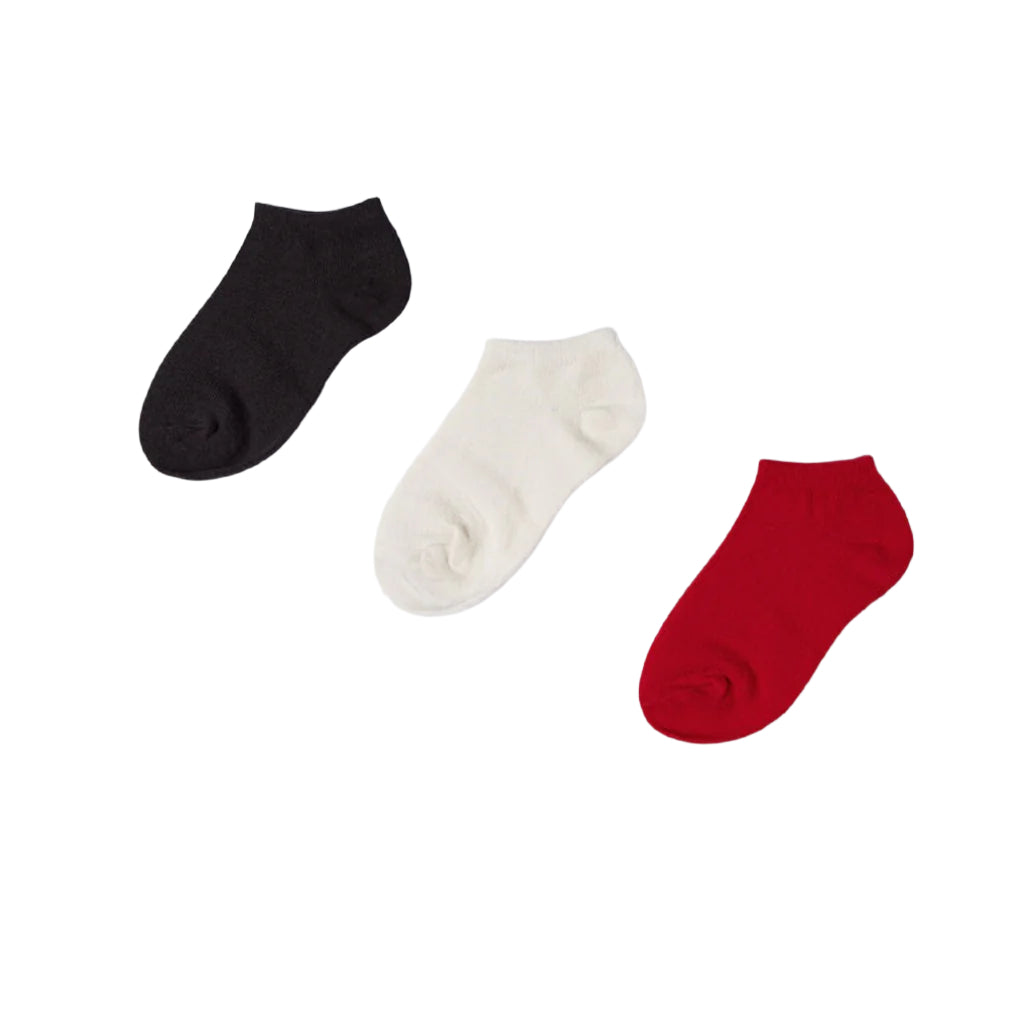 Mayoral Boys 3 Piece Socks Set Red