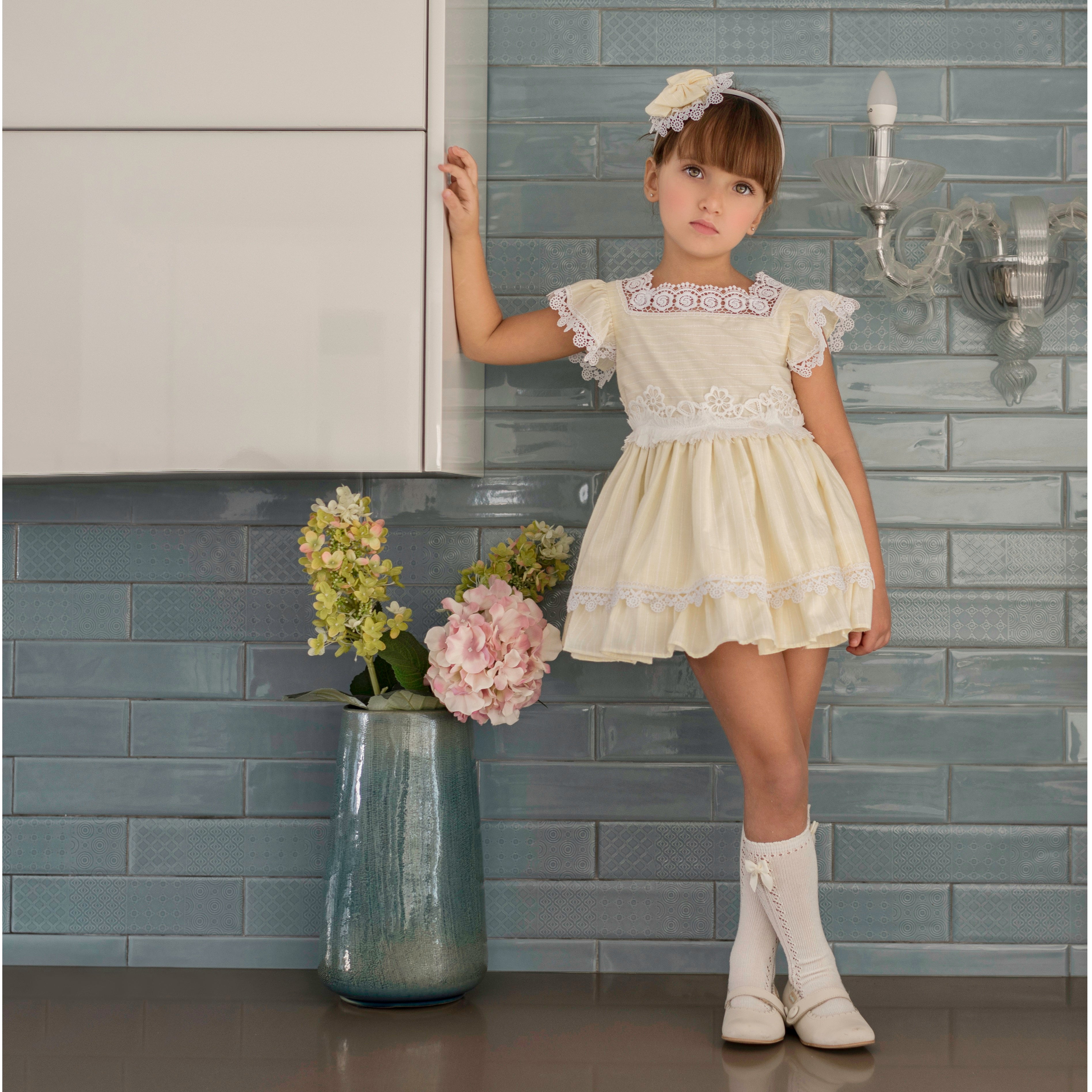 Girls Miranda Spanish Dress Kizzies Girls Miranda Spanish Dress Kizzies