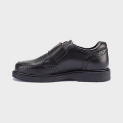 Boys Black School Shoes