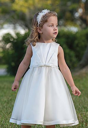 Ceremonial Ballerina Length Dress 070026 White - Kizzies, Childrens Wear Ceremonial Ballerina Length Dress 070026 White - Kizzies, Childrens Wear