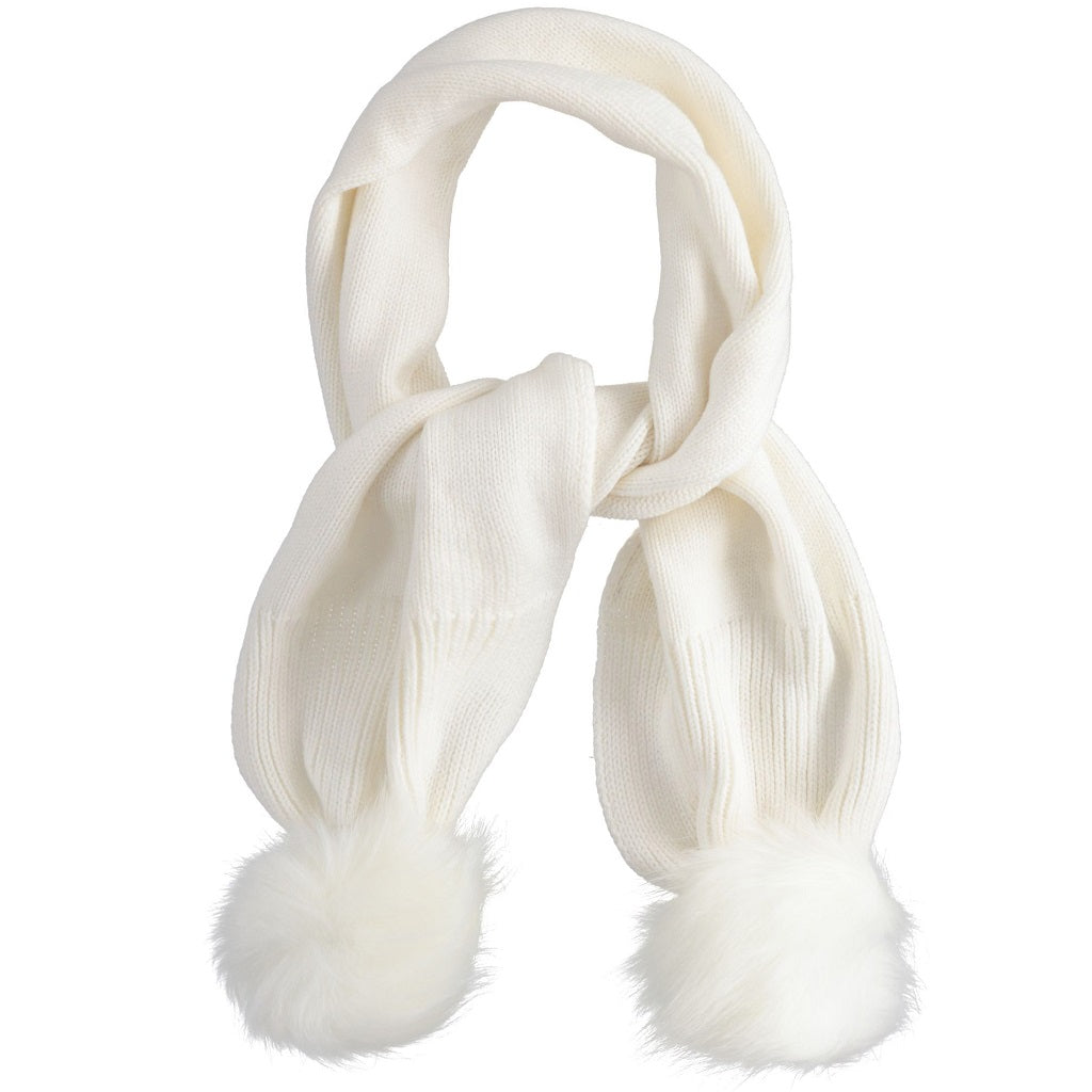iDO Baby Girls Diamante Hat Scarf Set Cream iDO Baby Girls Diamante Hat Scarf Set Cream