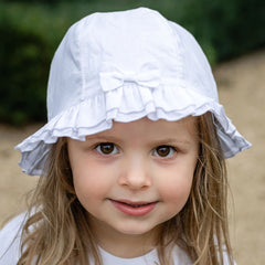 Baby Girls White Sunhat