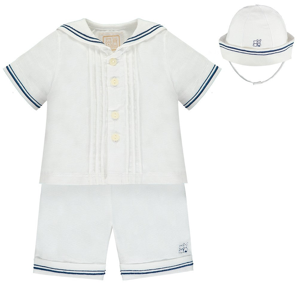 Emile et Rose Baby Boys Skipper Sailor Set | Kizzies