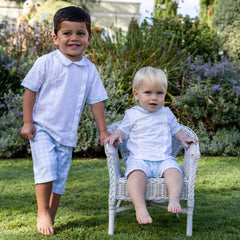 Emile et Rose Benedict Baby Boys Check Print Top Short Set