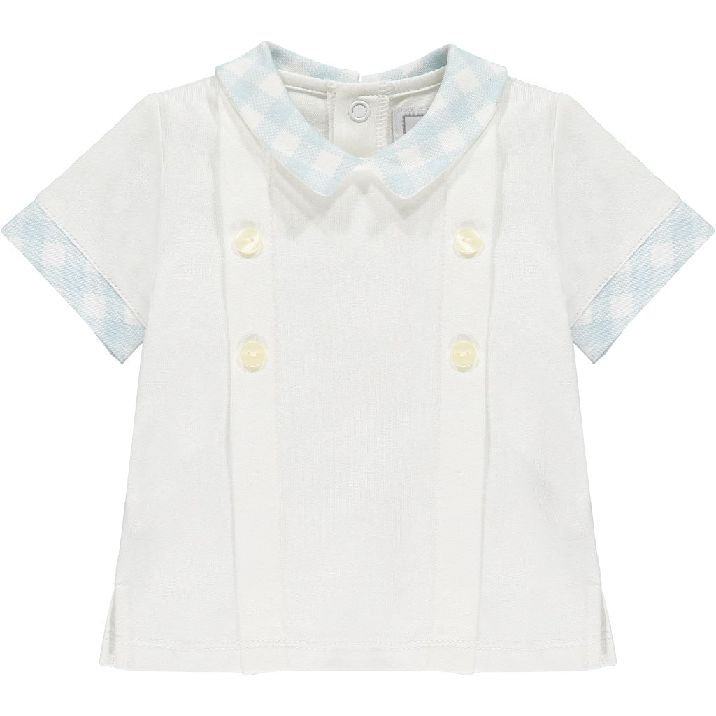 Benedict Check Print Top Short Set Benedict Check Print Top Short Set