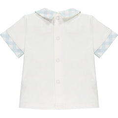 Benedict Check Print Top Short Set