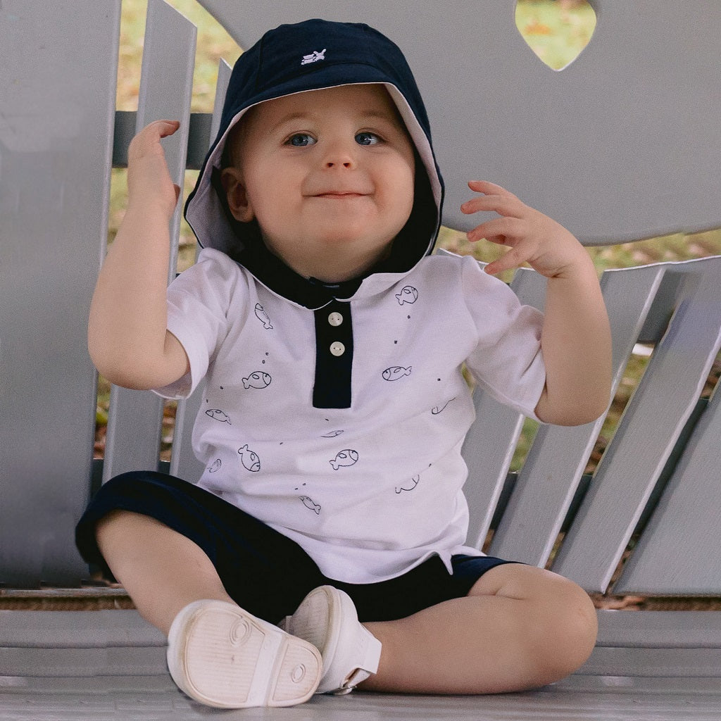 Deacon Baby Boys 3 Piece Shirt Shorts Set Deacon Baby Boys 3 Piece Shirt Shorts Set