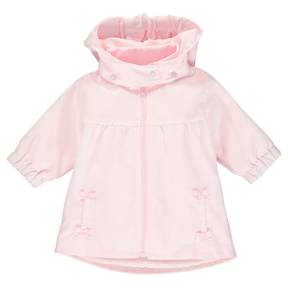 Emile et Rose Baby Girls Pink Showerproof Jacket | Kizzies Emile et Rose Baby Girls Pink Showerproof Jacket | Kizzies