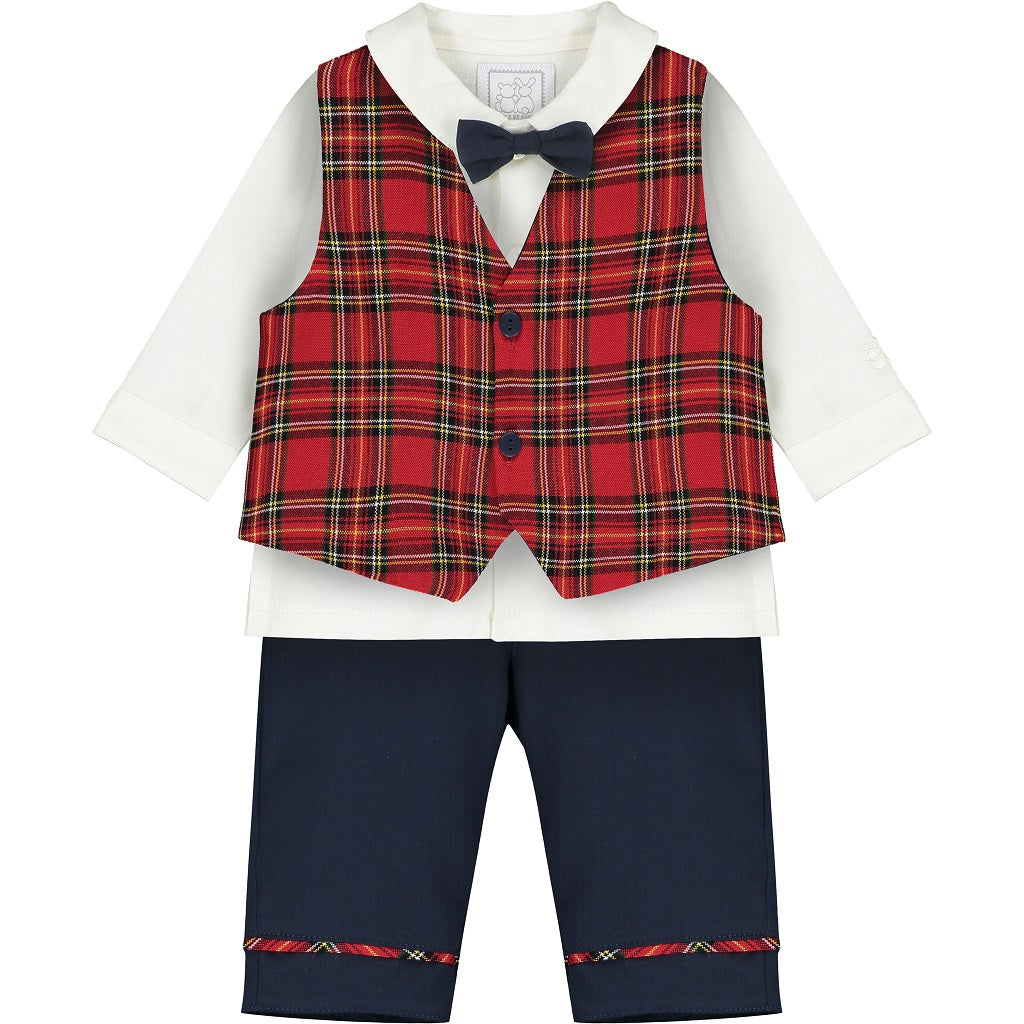 Emile et Rose Baby Boys Outfit Tartan | Kizzies