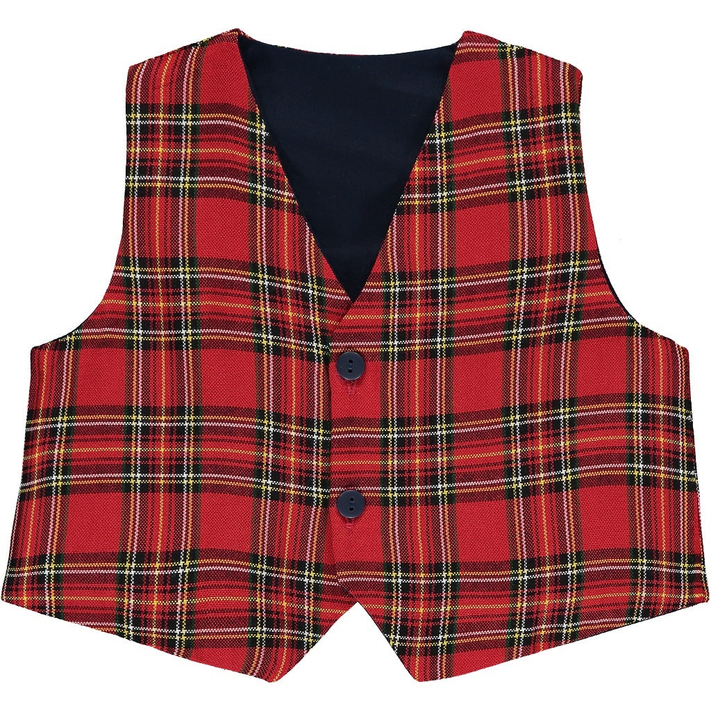 Campbell Baby Boys Red Tartan Outfit Campbell Baby Boys Red Tartan Outfit