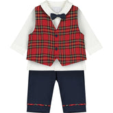 Emile et Rose Baby Boys Outfit Tartan | Kizzies