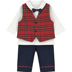 Emile et Rose Baby Boys Outfit Tartan | Kizzies