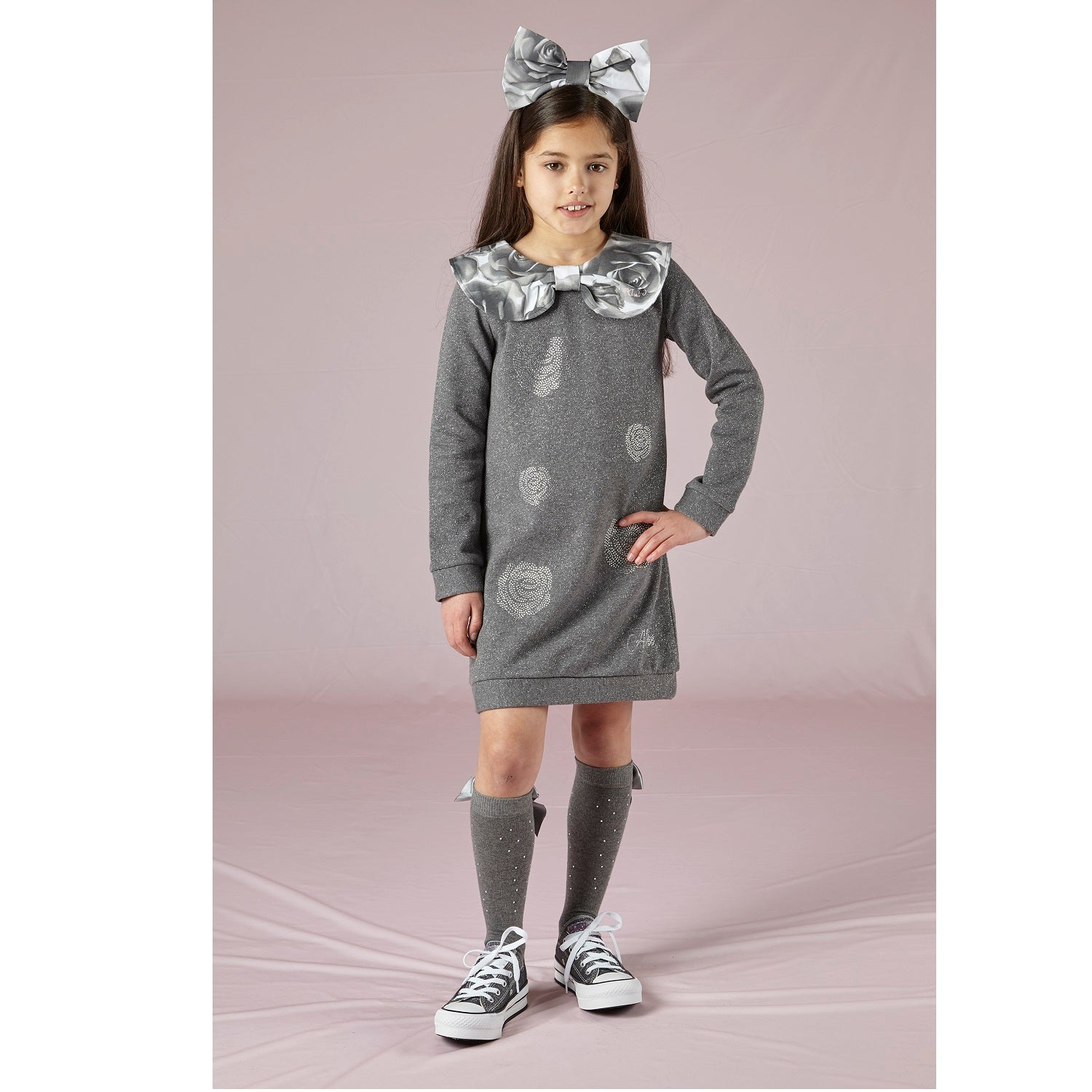 ADEE Winter Rose Diamante Dress ADEE Winter Rose Diamante Dress