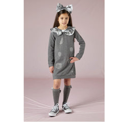 ADEE Winter Rose Diamante Dress