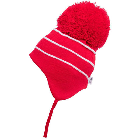 Satila Bobby Red Pom Pom Hat - Kizzies, Hats - Childrens Wear