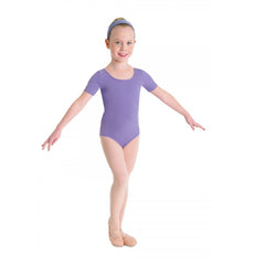 Short Sleeve Leotard Lavender - Kizzies, Leotard - Childrens Wear