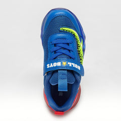 Bull Boys T-Rex Lights Blue Trainers | Kizzies Childrenswear