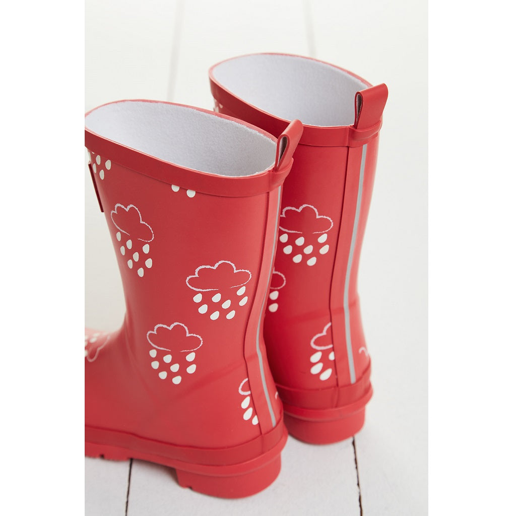 G&A Older Kids Colour Changing Wellies Coral G&A Older Kids Colour Changing Wellies Coral
