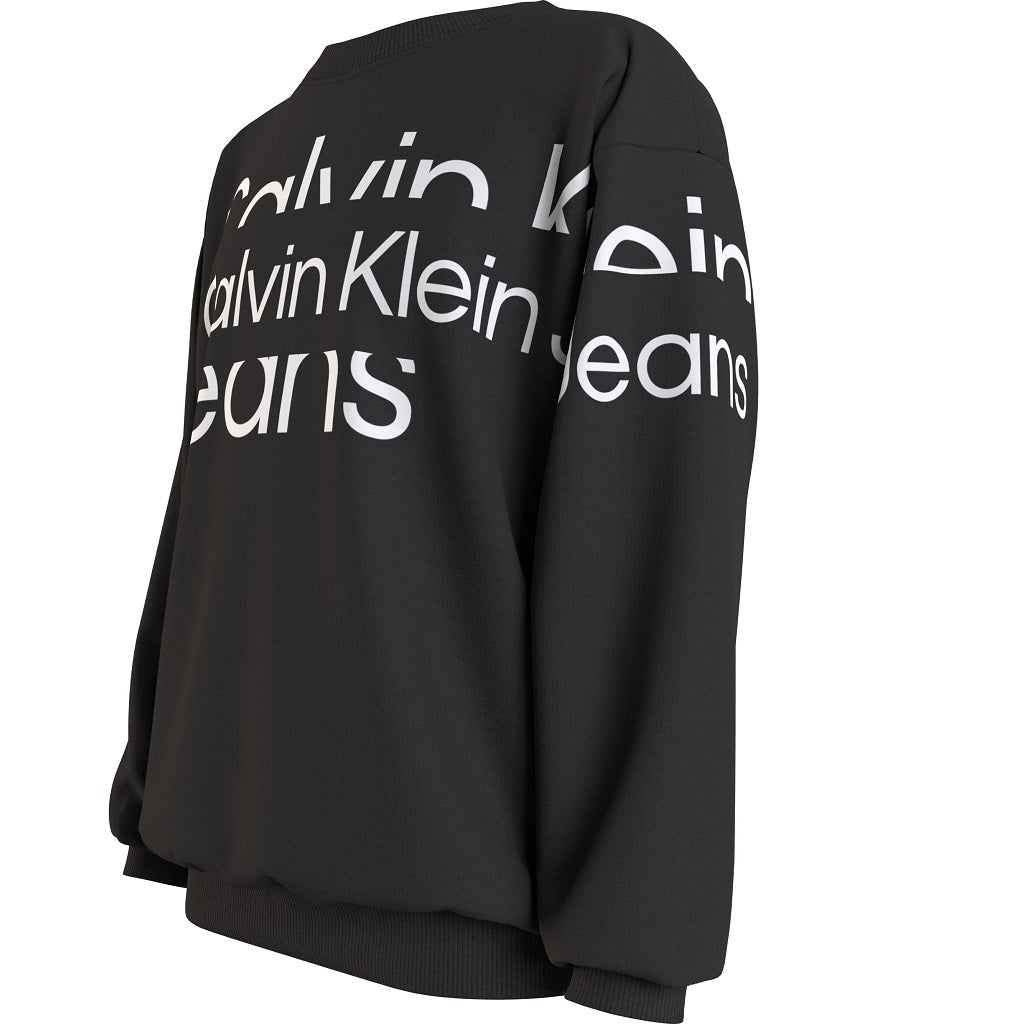 CALVIN KLEIN Logo Sweatshirt Black CALVIN KLEIN Logo Sweatshirt Black
