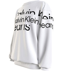 CALVIN KLEIN Logo Sweatshirt White
