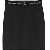 CALVIN KLEIN Punto Tape Skirt Black