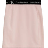 CALVIN KLEIN Punto Tape Skirt Pink