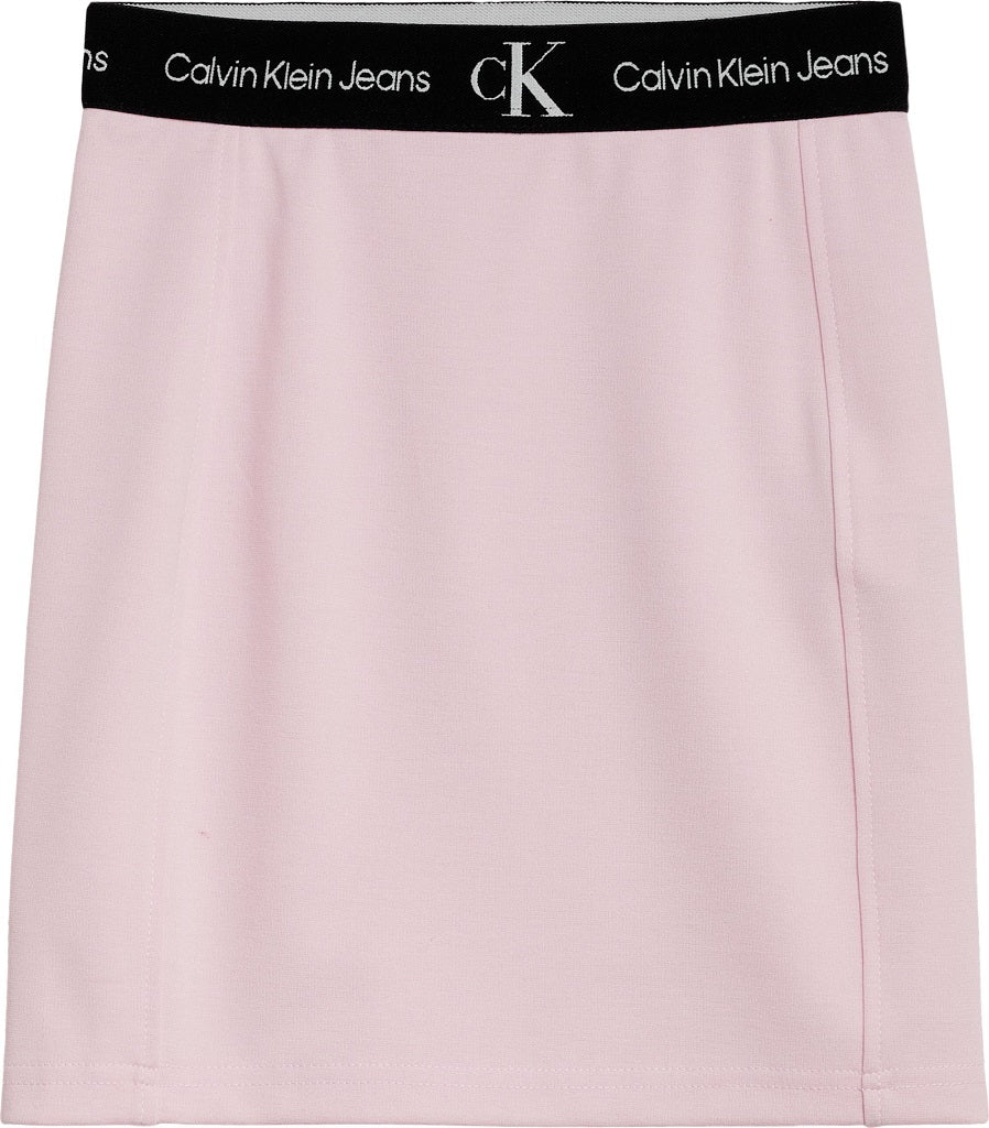 CALVIN KLEIN Punto Tape Skirt Pink CALVIN KLEIN Punto Tape Skirt Pink