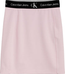 CALVIN KLEIN Punto Tape Skirt Pink