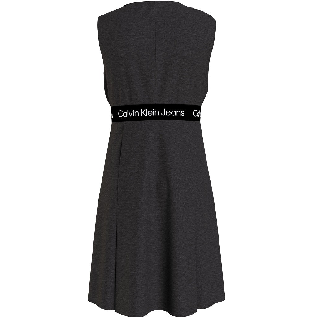 CALVIN KLEIN Milano Logo Tape Dress Black CALVIN KLEIN Milano Logo Tape Dress Black