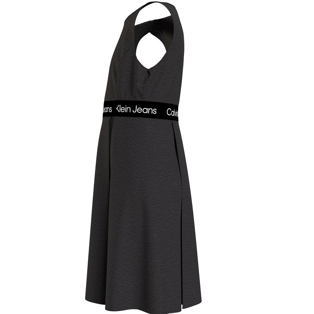 CALVIN KLEIN Milano Logo Tape Dress Black CALVIN KLEIN Milano Logo Tape Dress Black