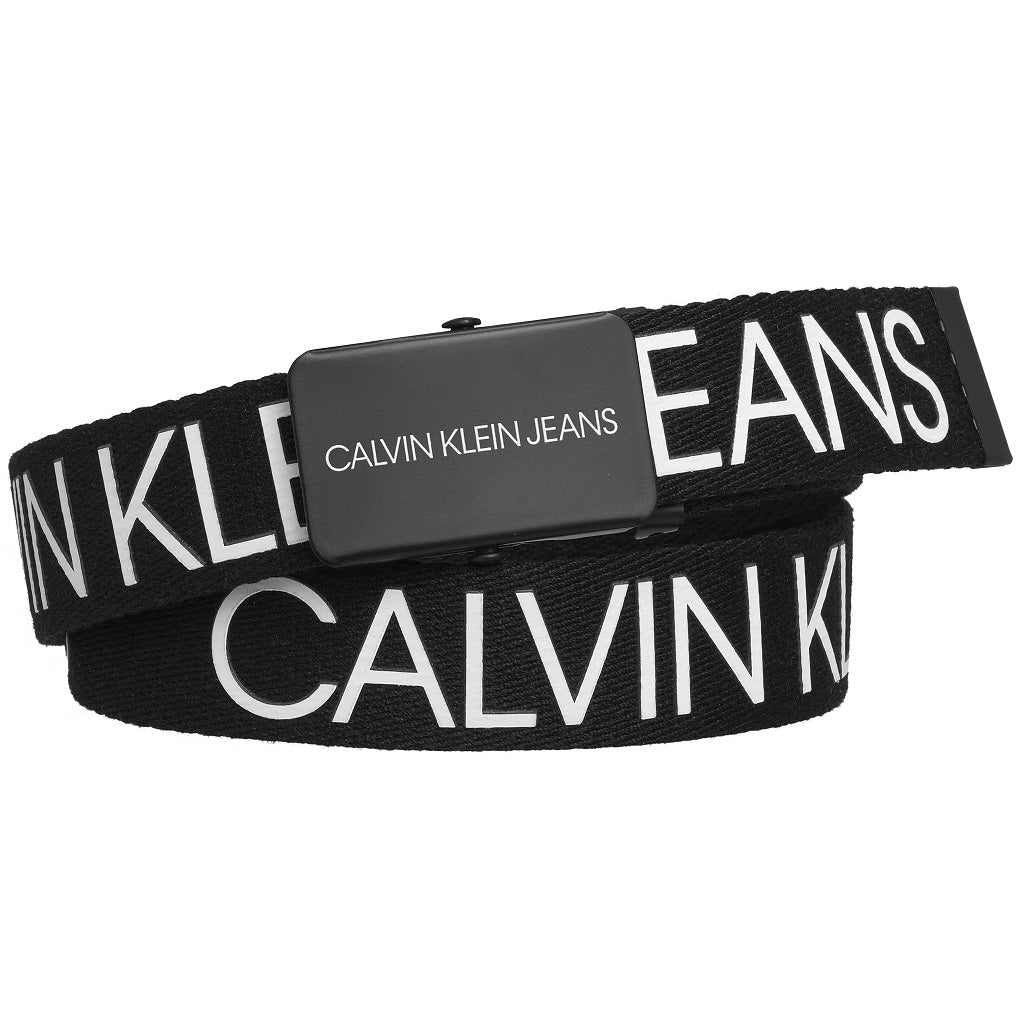 CALVIN KLEIN Kids Canvas Logo Belt CALVIN KLEIN Kids Canvas Logo Belt