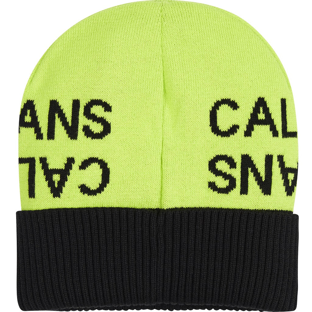 CALVIN KLEIN Kids Mirror Logo Beanie CALVIN KLEIN Kids Mirror Logo Beanie