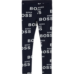 BOSS Girls Crop Top & Leggings Set