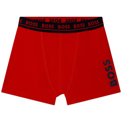 BOSS KIDS Boxer Shorts Red Navy