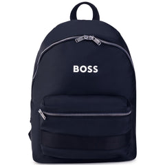 BOSS KIDS 3D LOGO Rucksack Navy