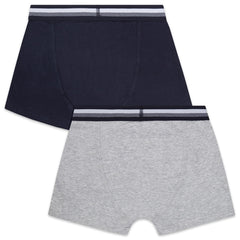 BOSS KIDS 2 Boxer Shorts Set Navy Grey