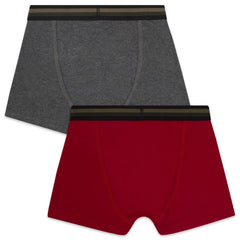 BOSS KIDS Set of 2 Boxer Shorts Charcoal Red