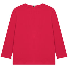 BOSS KIDS Long Sleeve T-Shirt Poppy