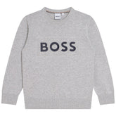 BOSS KIDS Grey Jumper